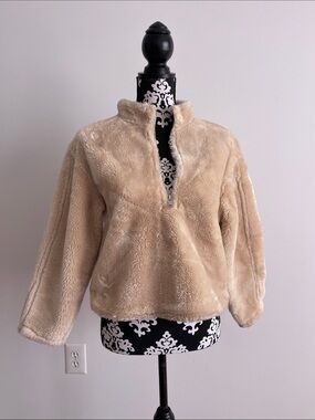 Jason Wu Beige Fleece Jacket